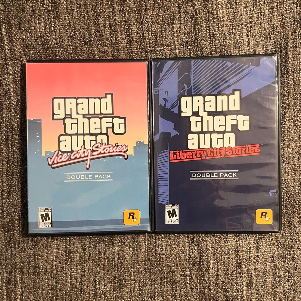 Grand Theft Auto Double Pack: Liberty City Stories & Vice City Stories  Sony PS2